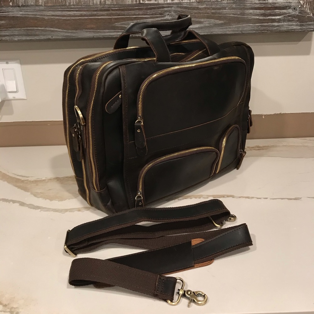 High Quality Leather Satchel *Brand New*